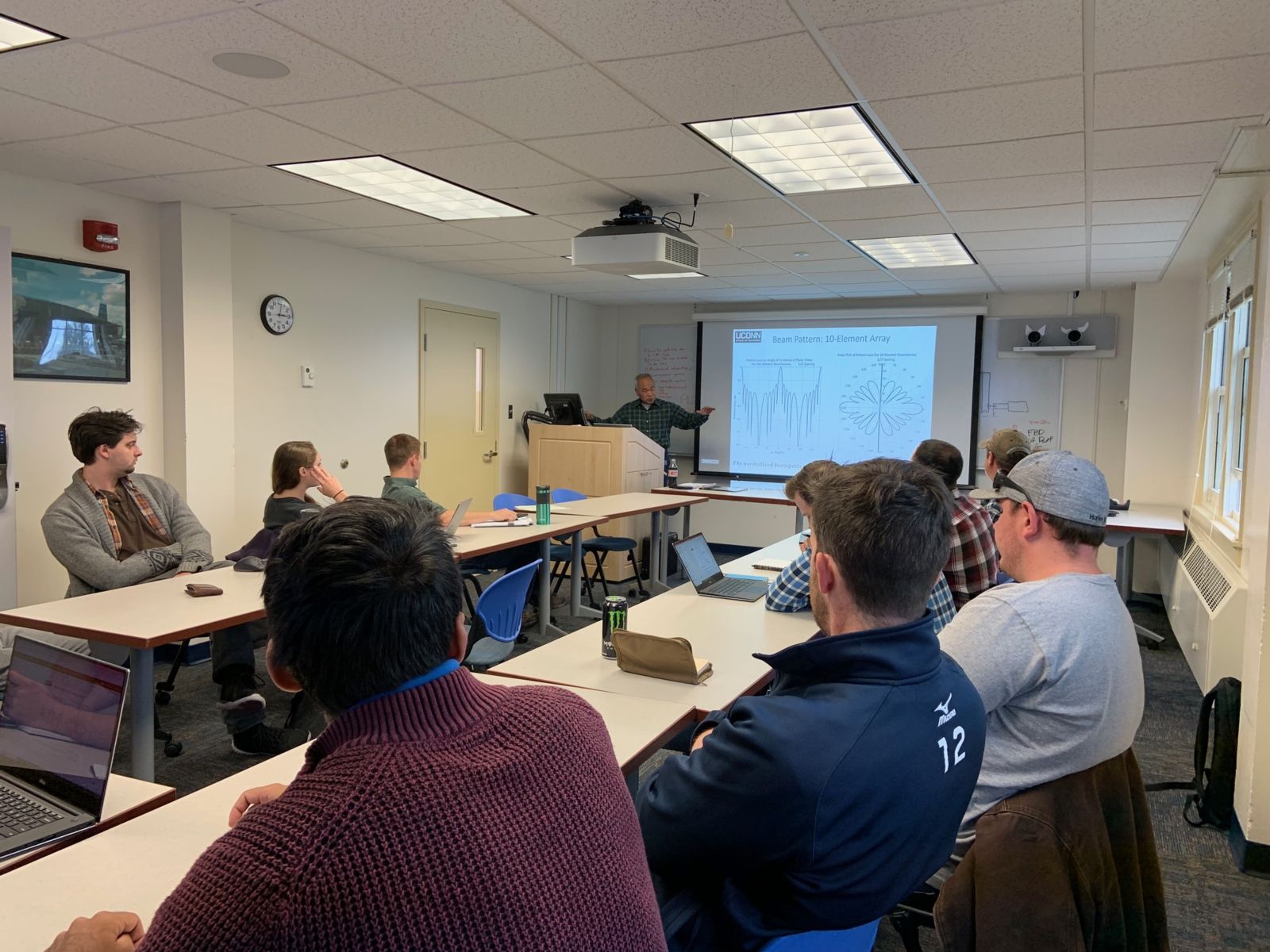 ThayerMahan employees attending an acoustic course taught by UCONN’s Dr. Frank Chan