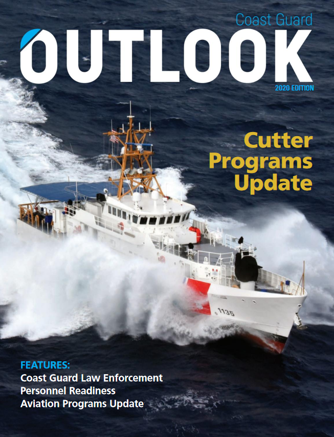 Coast Guard's Outlook magazine cover, 2020 edition