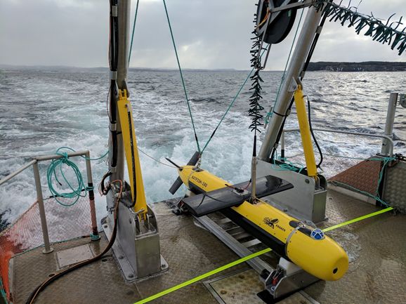 Kraken’s KATFISH™ during sea trials in Newfoundland, February 2017